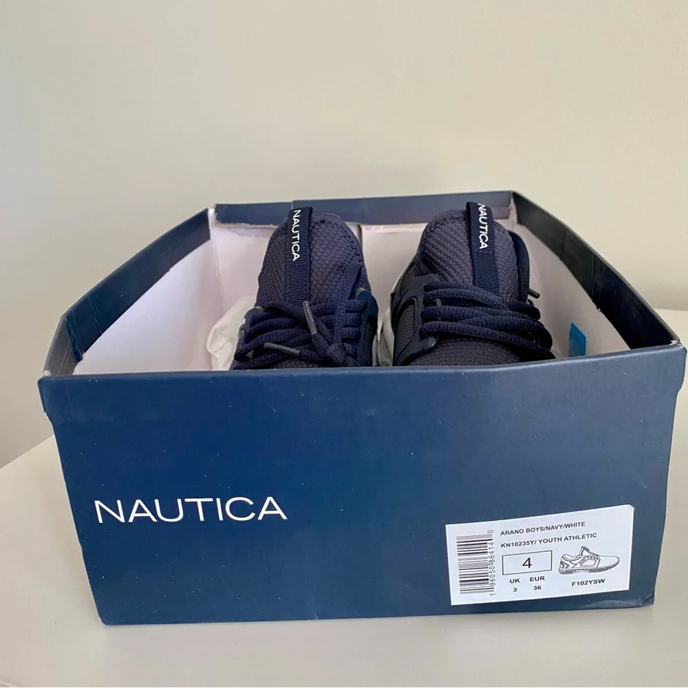 Nautica Boy’s Dark Blue Sneakers - Picture 6 of 6